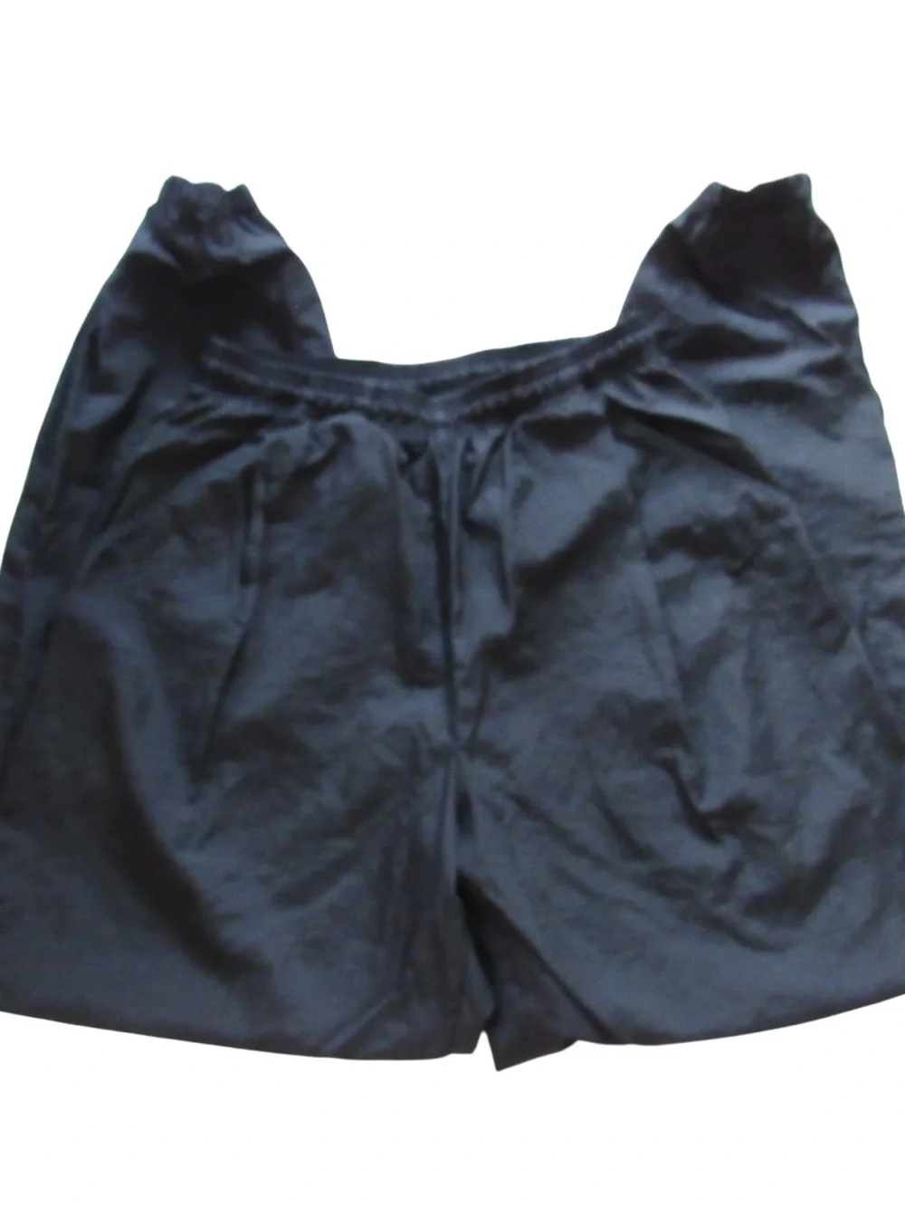 Nike Vintage Nylon Track Pants Large Black Lightweight Stretch Athletic Workout